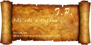 Török Polina névjegykártya